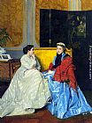 Jules Adolphe Goupil Confidences painting